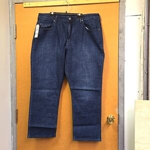 Buffalo David Bitton Size 44 x 30 Dark Wash Travis-X Slim Straight Stretch Jeans